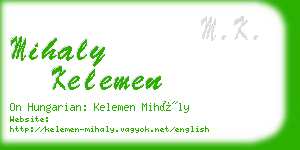 mihaly kelemen business card